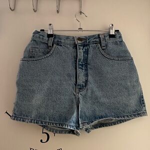 Vintage Jean Shorts Mid-Rise (Unbranded Made in Canada)